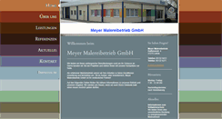 Desktop Screenshot of malermeistermeyer.de